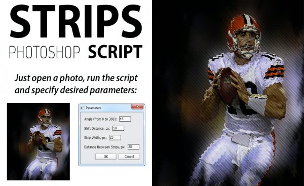 دانلود اسکریپت Strips Photoshop برای فتوشاپ
